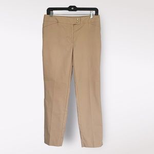 Valerie Stevens Straight Leg Tan pants, Size 4